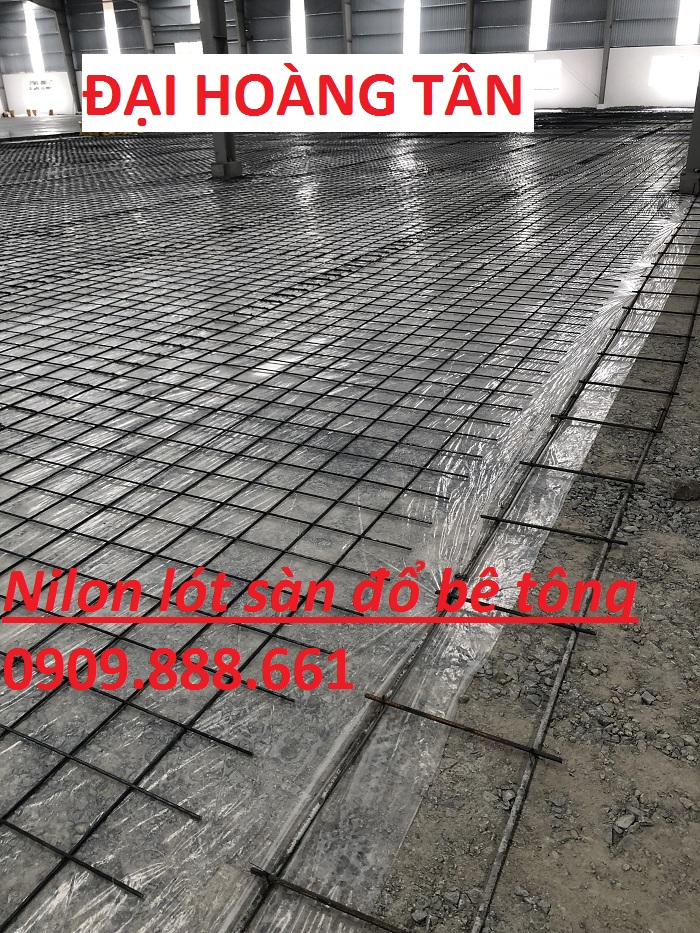 nilon lót sàn đổ bê tông nilon lót sàn đổ bê tông